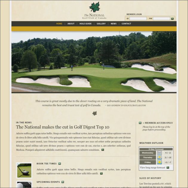 The National Golf Club of Canada