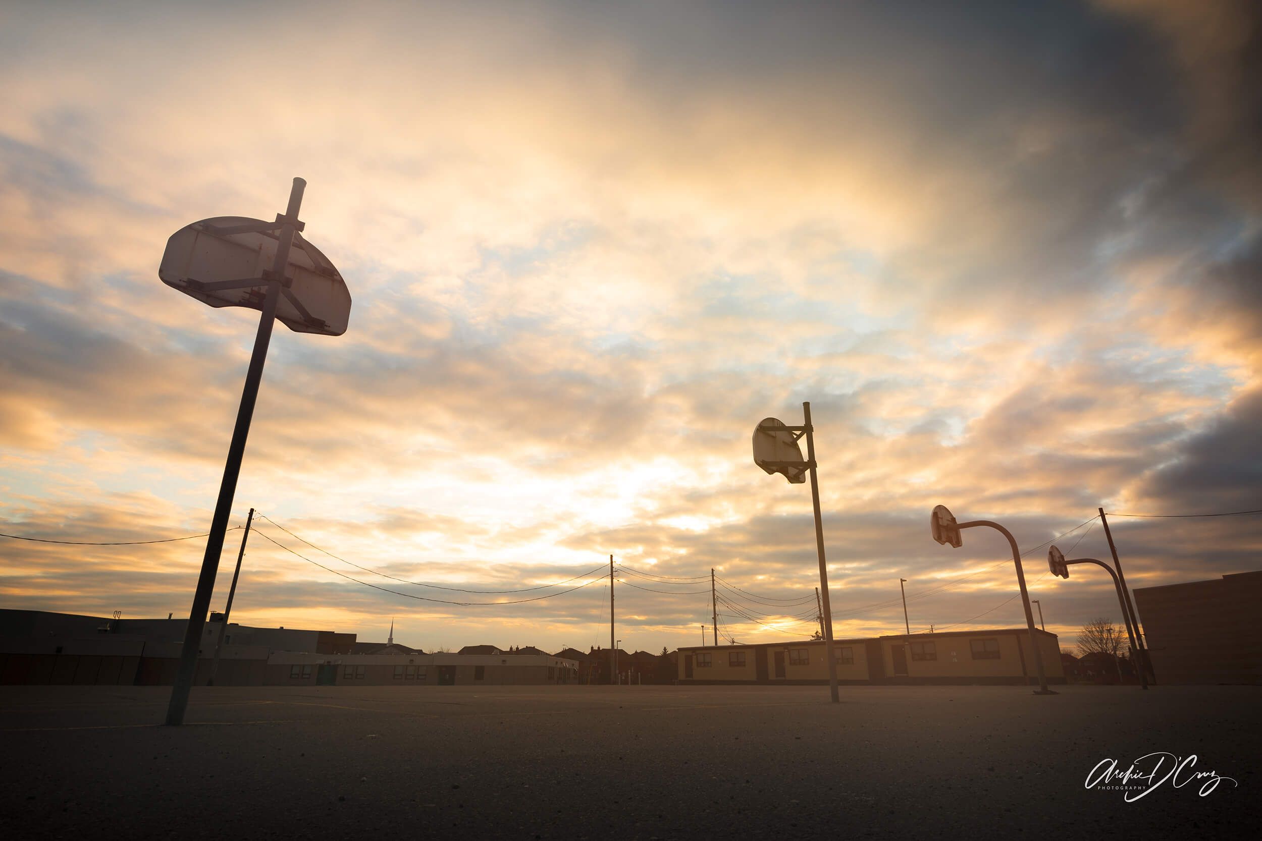 Basketball courts at Fallingbrook