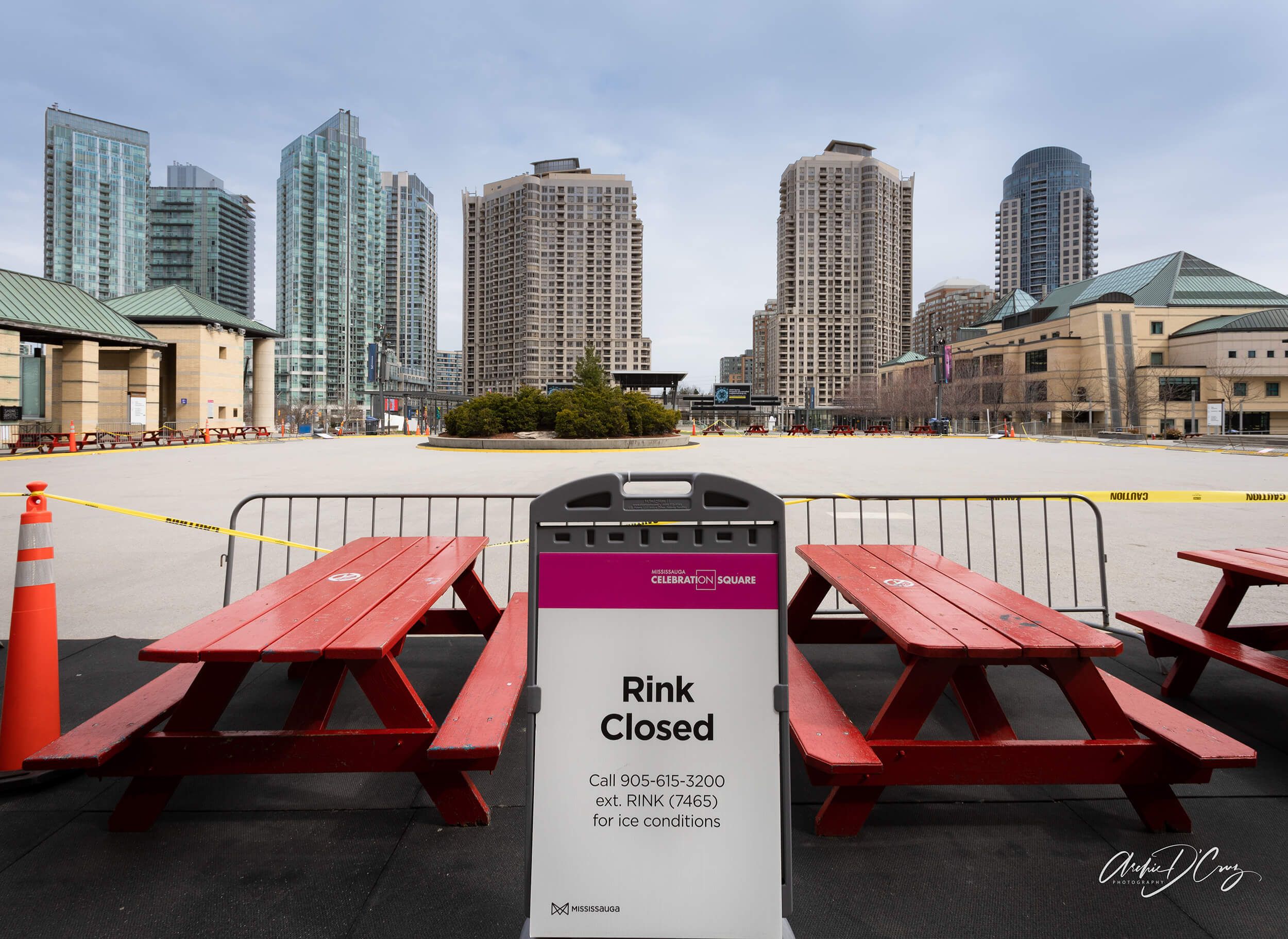 Celebration Square Rink closed