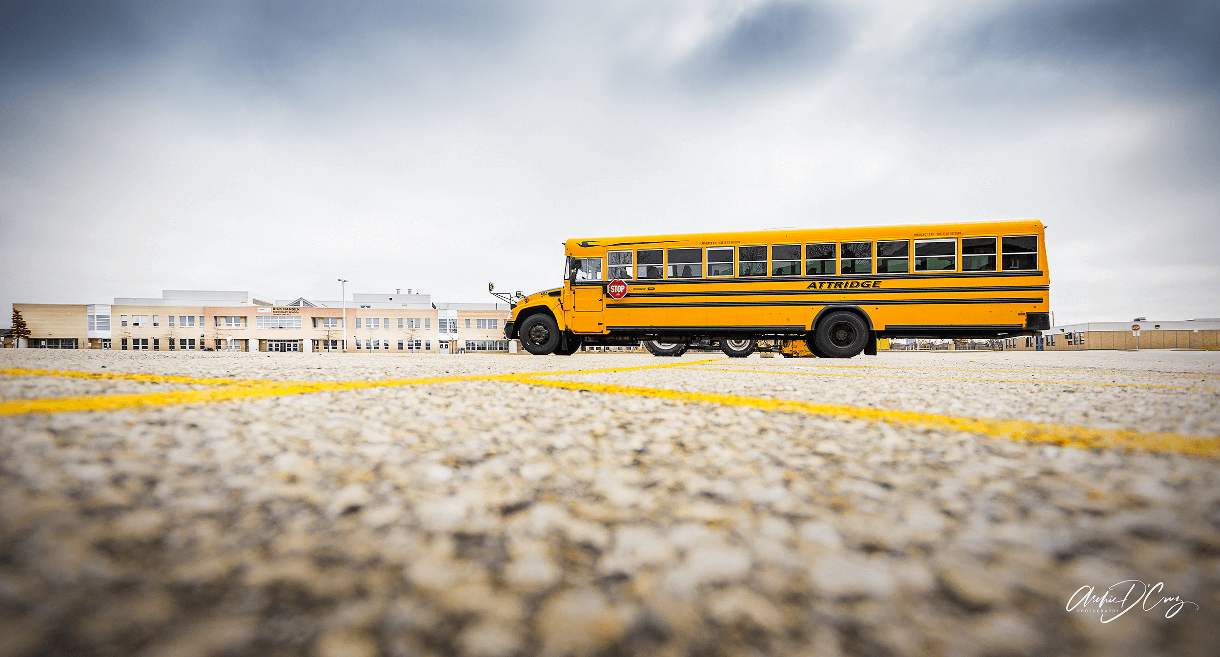 Schoolbus at Rick Hansen
