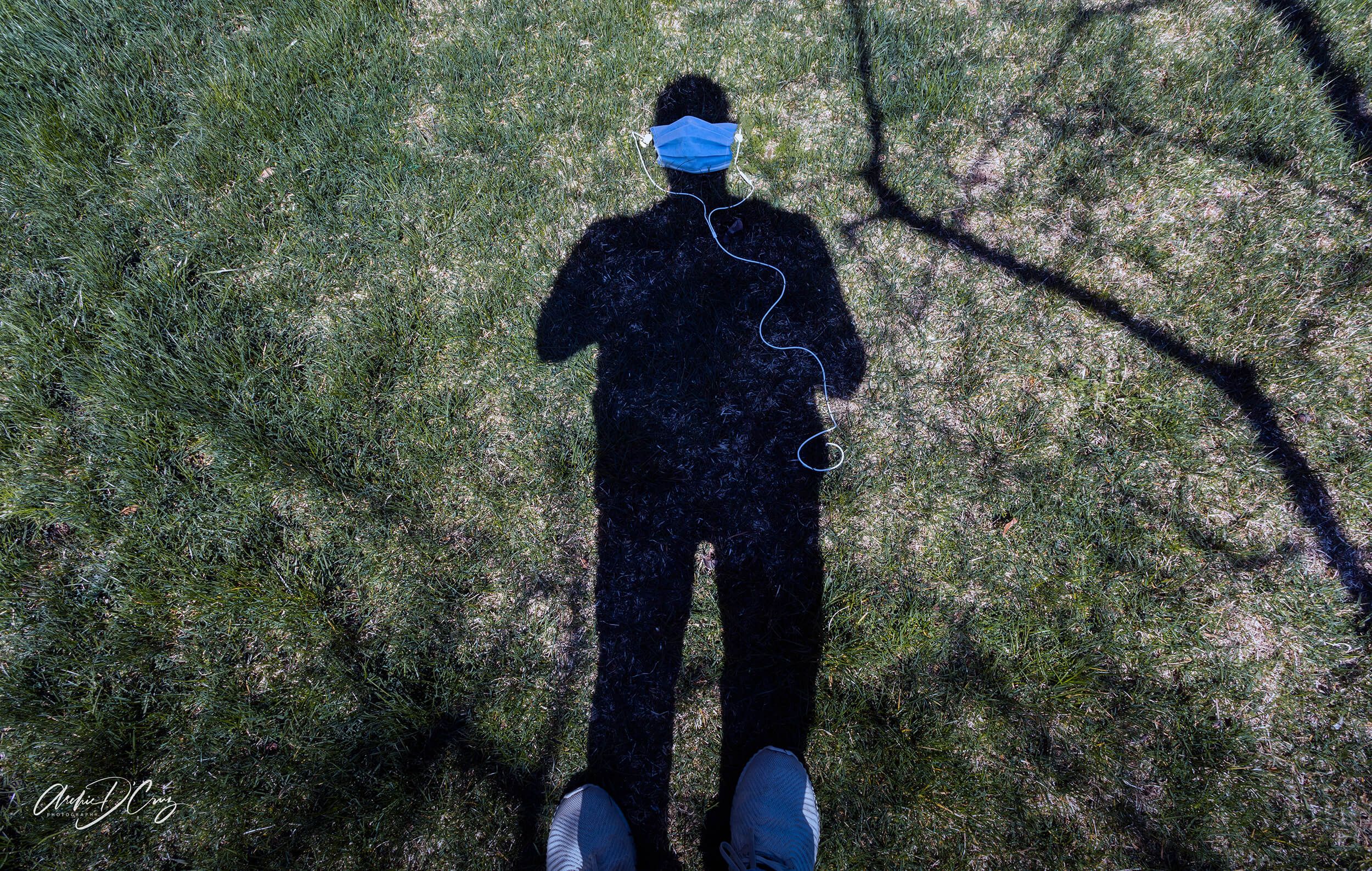 Shadow selfie